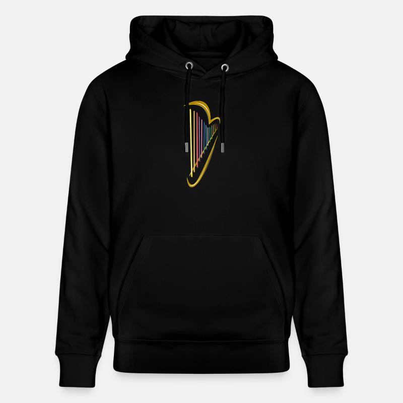 harpe - Sweat à capuche bio CRUISER Stanley/Stella Unisexe - noir