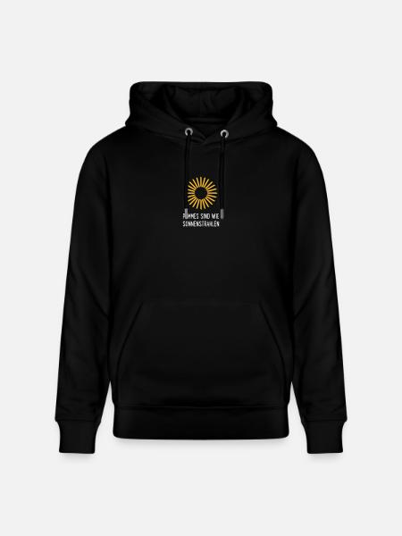 Pommes - Stanley/Stella Unisex Bio-Hoodie CRUISER - Schwarz