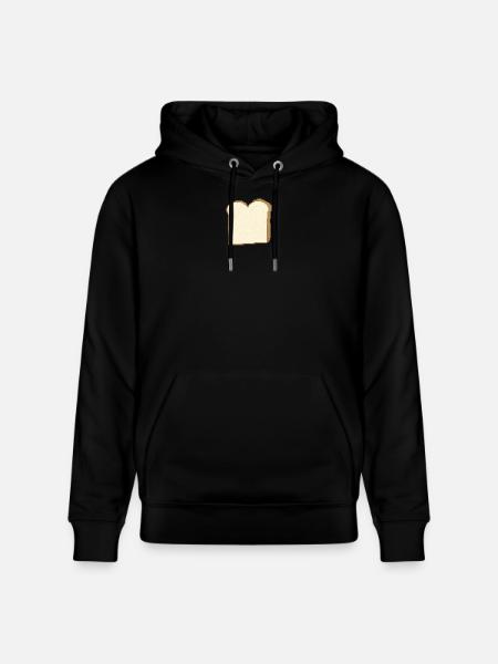 Pixel Toast Brotkunst - Stanley/Stella Unisex Bio-Hoodie CRUISER - Schwarz