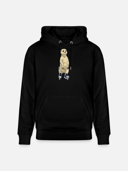 Meerkat Inline skating Inline skates - Stanley/Stella CRUISER Unisex Organic Hoodie - black