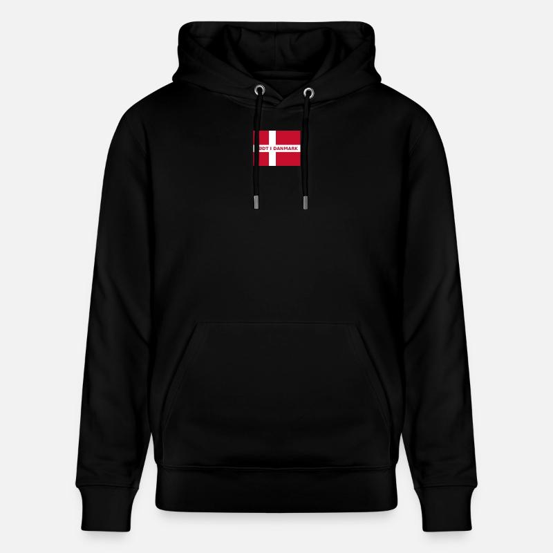Drapeau danois – Né au Danemark - Sweat à capuche bio CRUISER Stanley/Stella Unisexe - noir