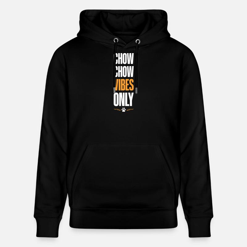 Chow Chow Vibes Only - Stanley/Stella Unisex Bio-Hoodie CRUISER - Schwarz