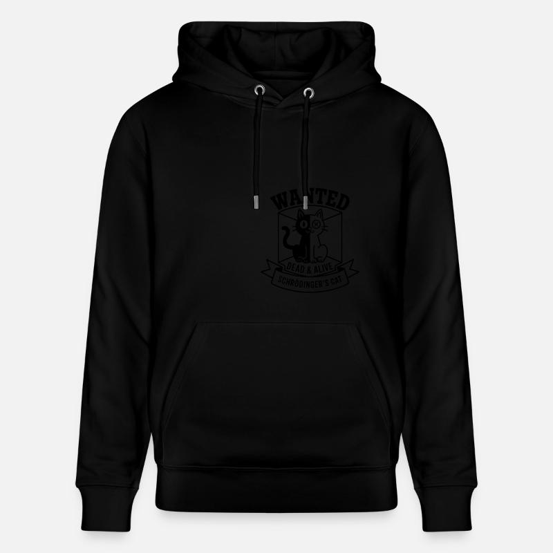 Le chat de Schroedinger - Sweat à capuche bio CRUISER Stanley/Stella Unisexe - noir