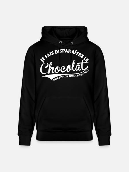 Disparaître le chocolat - Sweat à capuche bio CRUISER Stanley/Stella Unisexe - noir