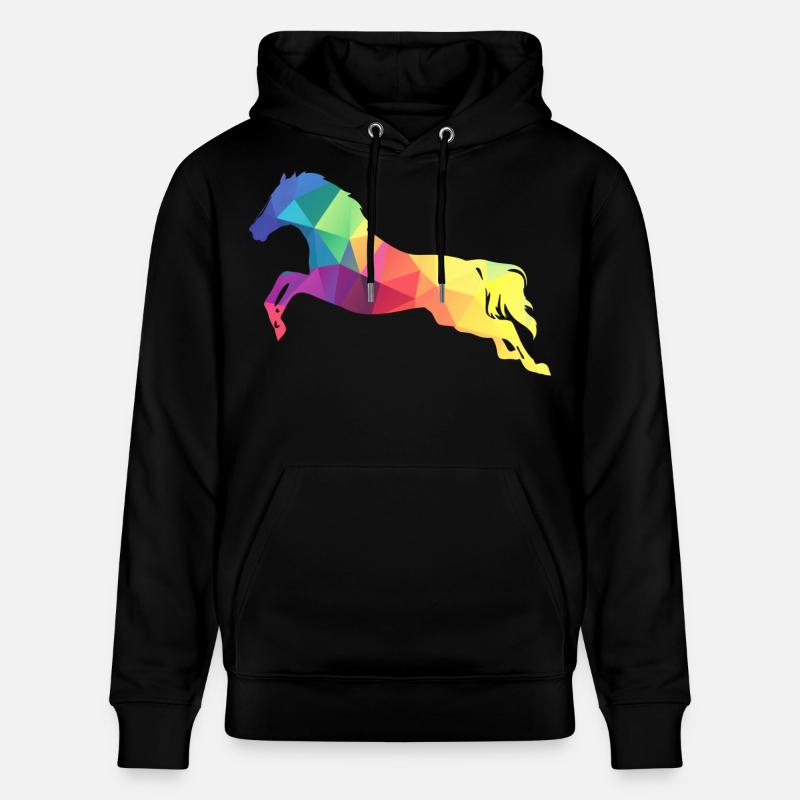 Saut de cheval - Sweat à capuche bio CRUISER Stanley/Stella Unisexe - noir