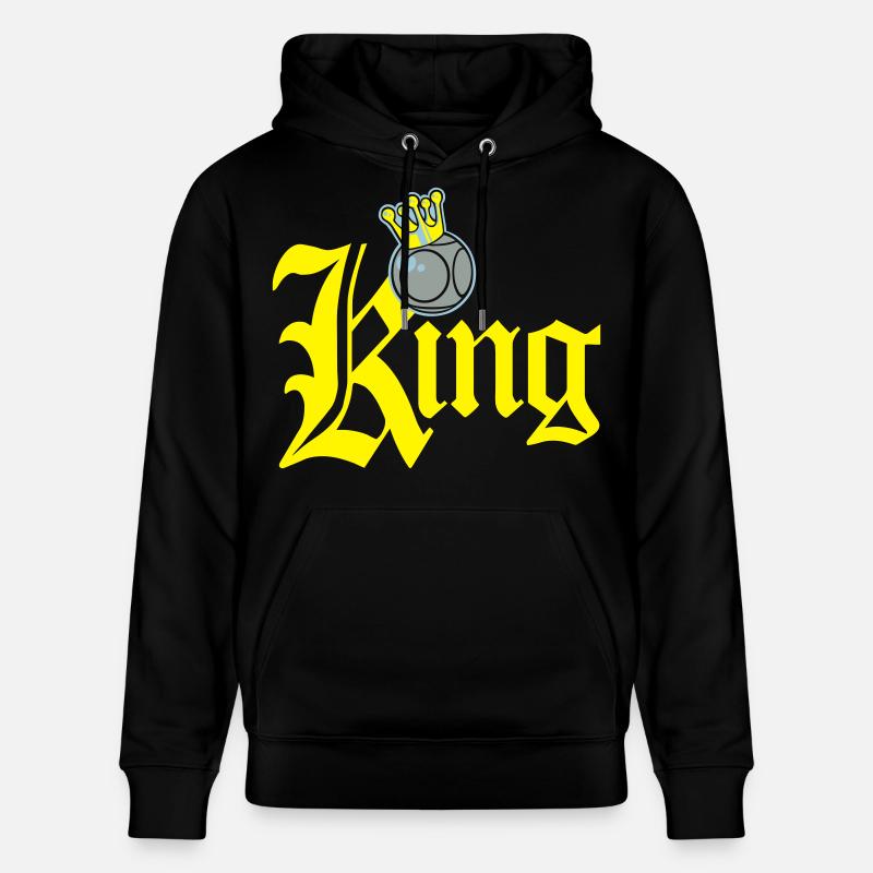 König Petanque Tippfehler - Stanley/Stella Unisex Bio-Hoodie CRUISER - Schwarz