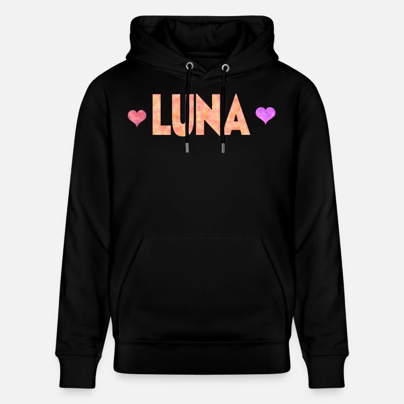 Luna - Sweat à capuche bio CRUISER Stanley/Stella Unisexe - noir