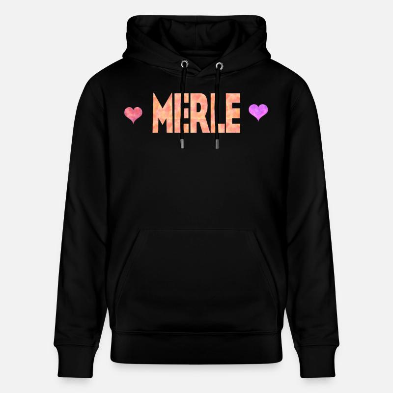 Merle - Sweat à capuche bio CRUISER Stanley/Stella Unisexe - noir