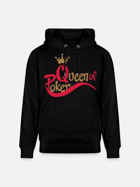 poker - Stanley/Stella CRUISER Unisex Organic Hoodie - black