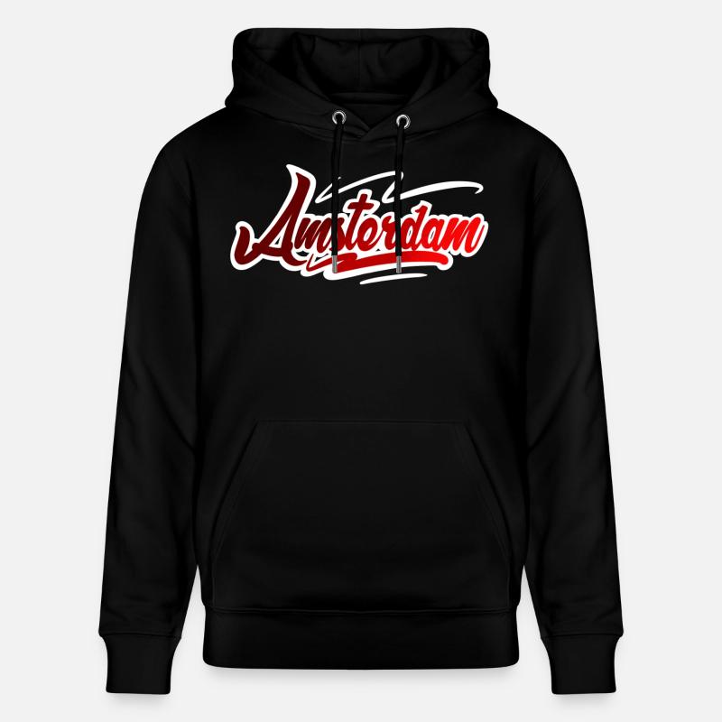 Amsterdam - Stanley/Stella Unisex Bio-Hoodie CRUISER  - Schwarz