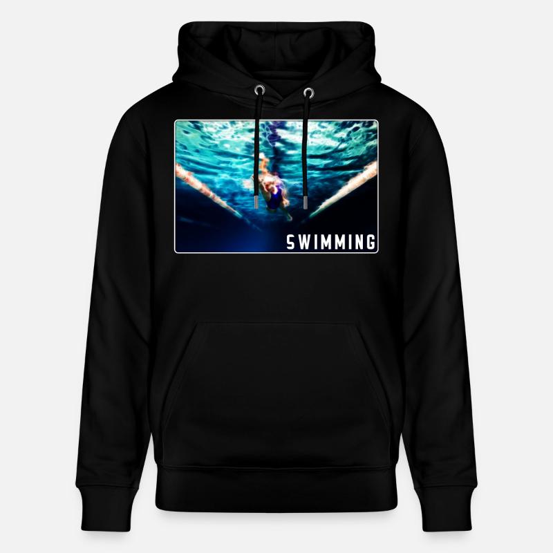 Natation - conception - Sweat à capuche bio CRUISER Stanley/Stella Unisexe - noir