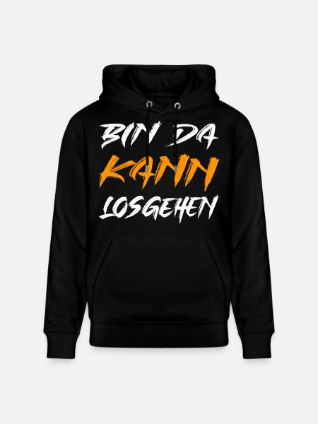 I'm ready to go - Stanley/Stella CRUISER Unisex Organic Hoodie - black