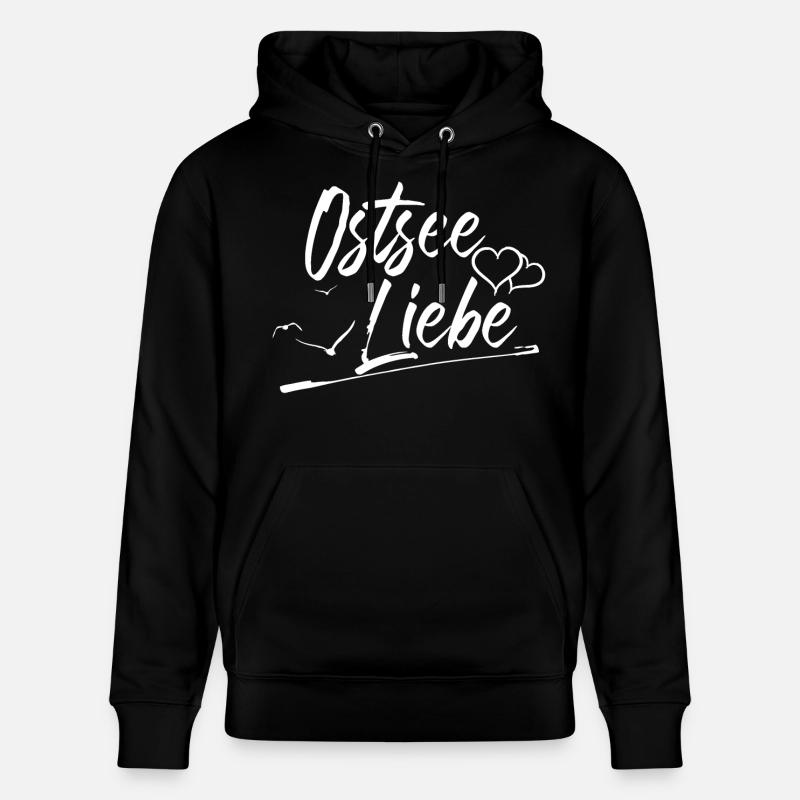 Ostsee Liebe - Stanley/Stella Unisex Bio-Hoodie CRUISER - Schwarz