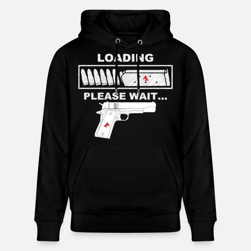 Propriétaire d’armes, 9mm - Sweat à capuche bio CRUISER Stanley/Stella Unisexe - noir