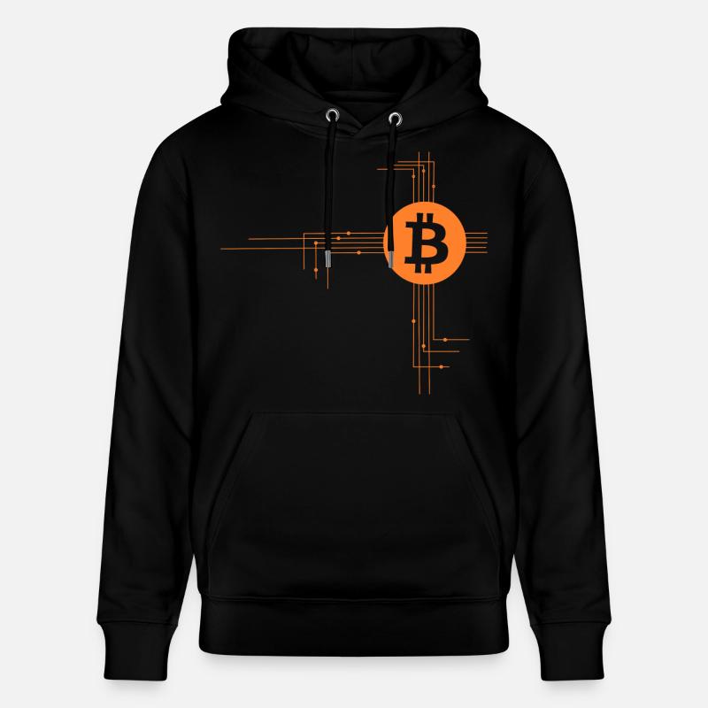 Bitcoin - Sweat à capuche bio CRUISER Stanley/Stella Unisexe - noir