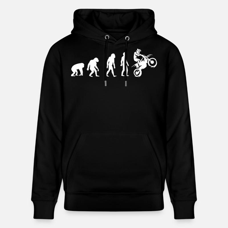 Évolution vers le moto rider - Sweat à capuche bio CRUISER Stanley/Stella Unisexe - noir