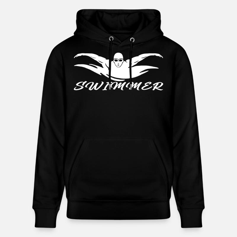 Swimmer - Stanley/Stella Unisex Bio-Hoodie CRUISER - Schwarz
