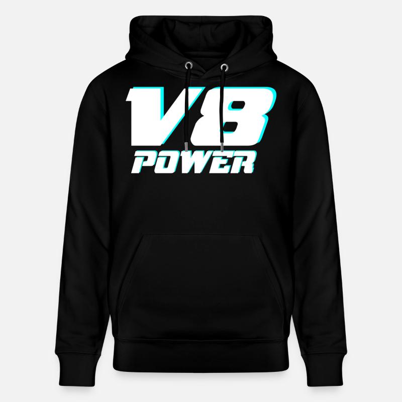 V8 - Sweat à capuche bio CRUISER Stanley/Stella Unisexe - noir