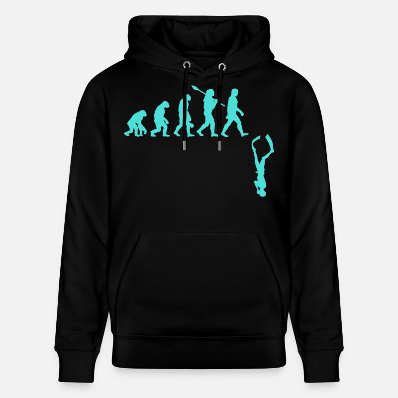 Évolution de l’apnée - Sweat à capuche bio CRUISER Stanley/Stella Unisexe - noir