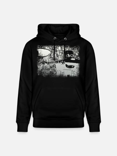 Simson Swallow KR51 - Stanley/Stella CRUISER Unisex Organic Hoodie - black
