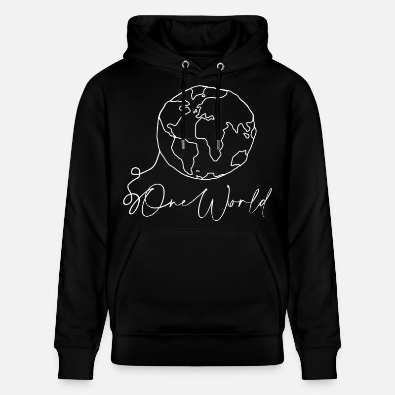 Monde - Sweat à capuche bio CRUISER Stanley/Stella Unisexe - noir