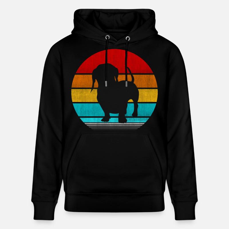 teckel - Sweat à capuche bio CRUISER Stanley/Stella Unisexe - noir