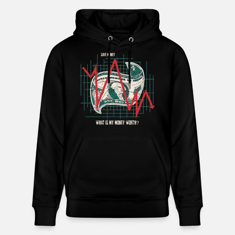Que vaut mon argent d’autre! - Sweat à capuche bio CRUISER Stanley/Stella Unisexe - noir
