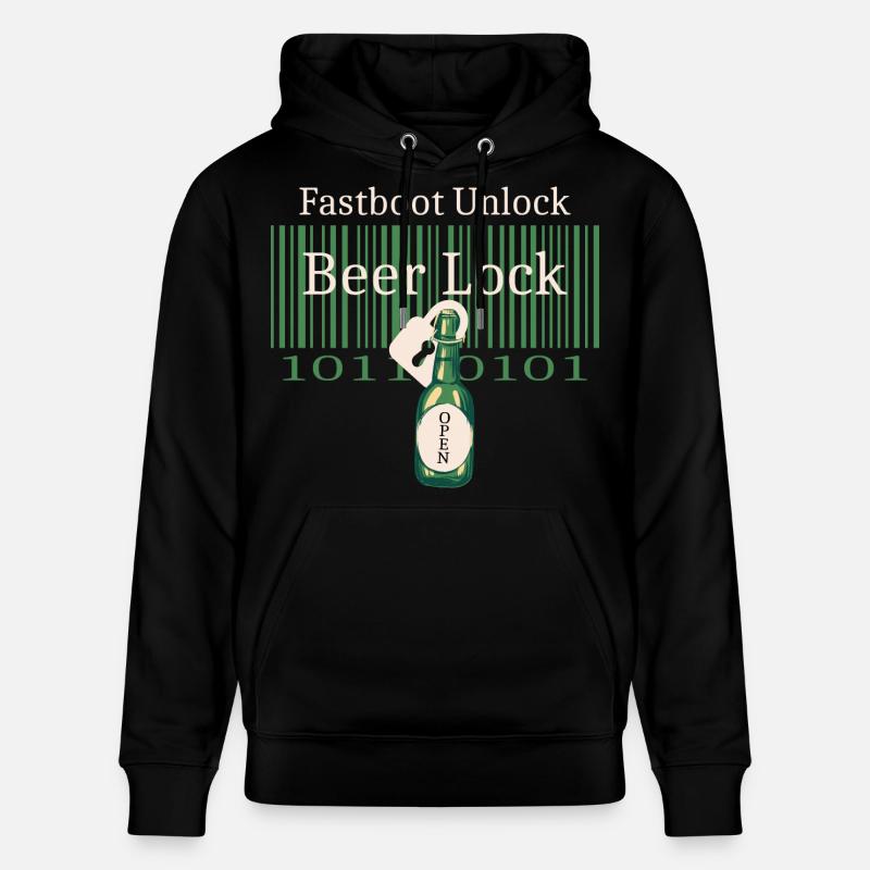 Hacker Beer Castle - Sweat à capuche bio CRUISER Stanley/Stella Unisexe - noir