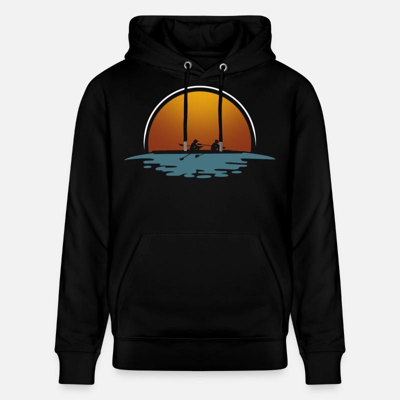 Rameur Rameur Bateau à rames - Sweat à capuche bio CRUISER Stanley/Stella Unisexe - noir