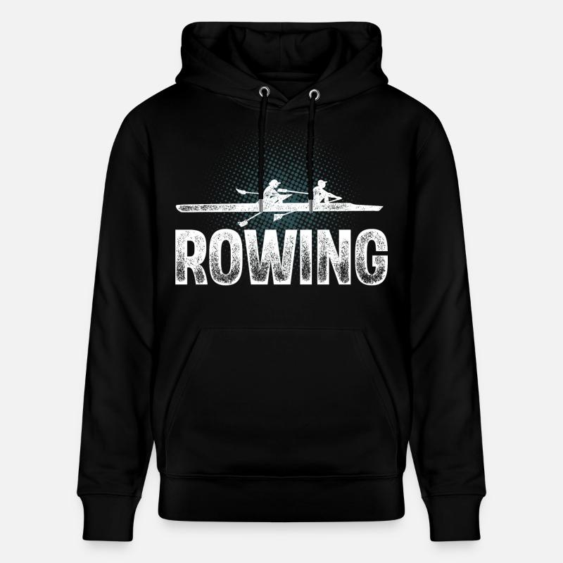 Rameur Rameur Bateau à rames - Sweat à capuche bio CRUISER Stanley/Stella Unisexe - noir