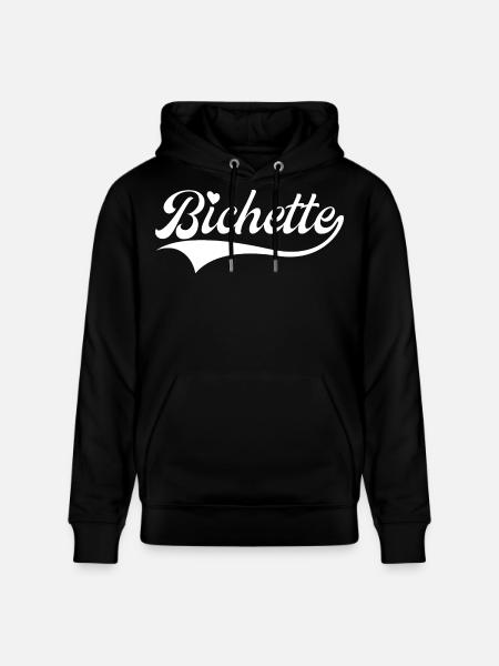 Bichette Petit Surnom Mignon - Sweat à capuche bio CRUISER Stanley/Stella Unisexe - noir