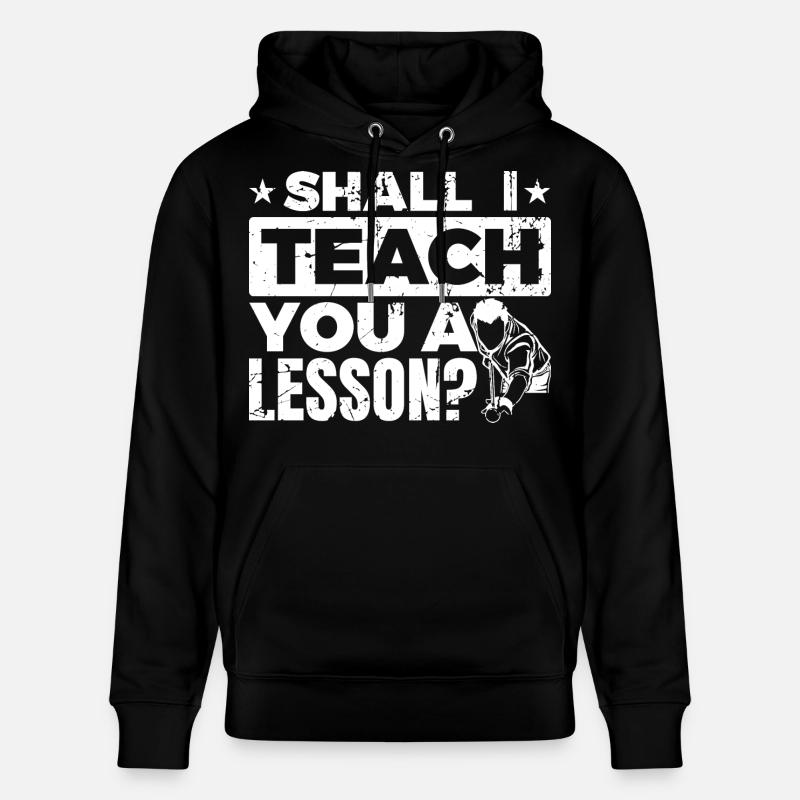 Billard Lektion - Stanley/Stella Unisex Bio-Hoodie CRUISER - Schwarz