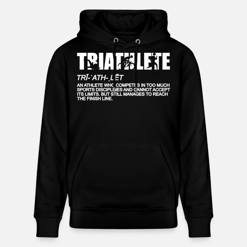 Importance du triathlon - Sweat à capuche bio CRUISER Stanley/Stella Unisexe - noir