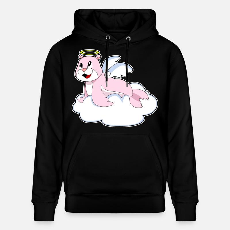 Nuages de phoque Ange - Sweat à capuche bio CRUISER Stanley/Stella Unisexe - noir