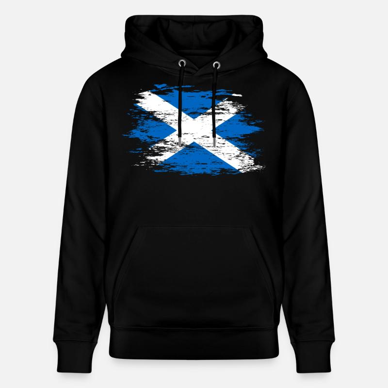 Drapeau de l’Écosse utilisé - Sweat à capuche bio CRUISER Stanley/Stella Unisexe - noir