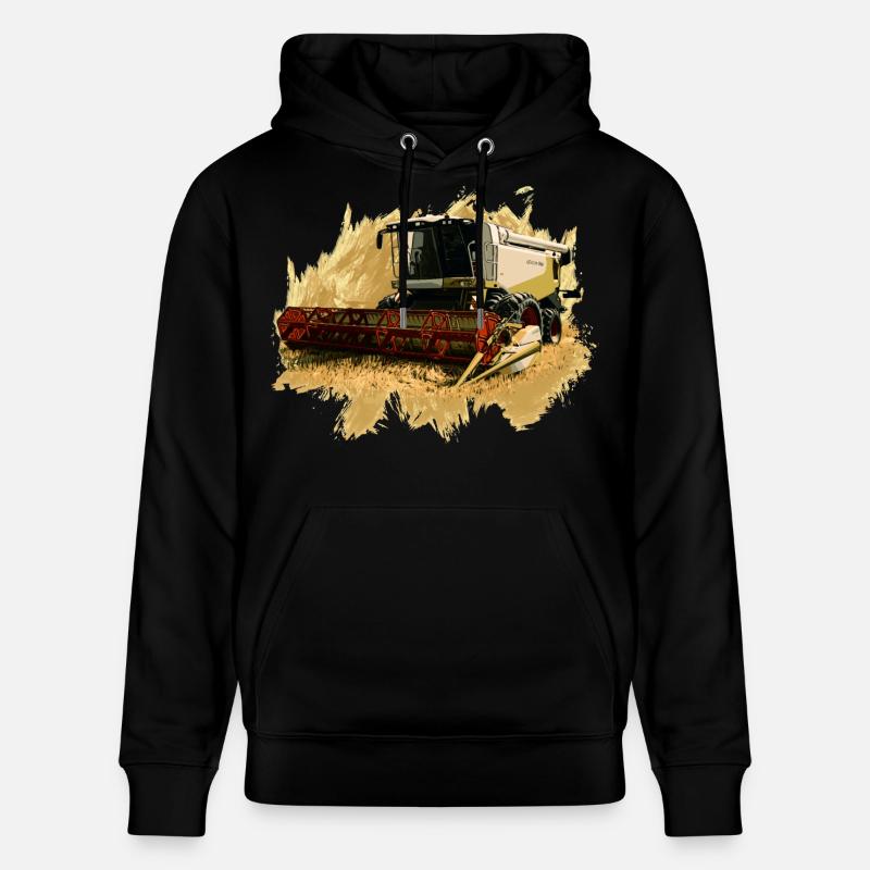 Moissonneuse-batteuse Lexion 550 - Sweat à capuche bio CRUISER Stanley/Stella Unisexe - noir