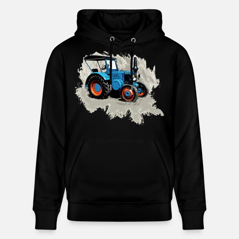 Traktor Lanz - Stanley/Stella Unisex Bio-Hoodie CRUISER  - Schwarz