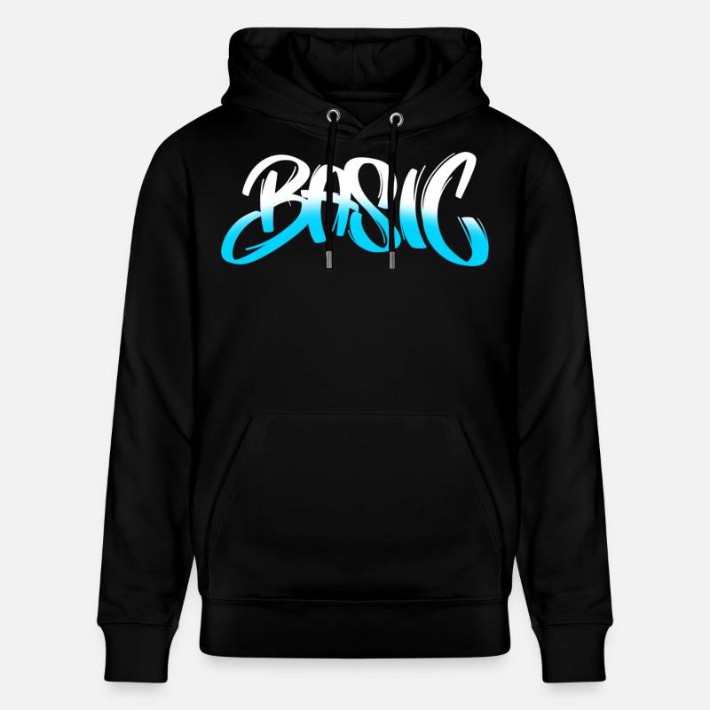 BASIC Graffiti Gradient - Stanley/Stella Unisex Bio-Hoodie CRUISER  - Schwarz