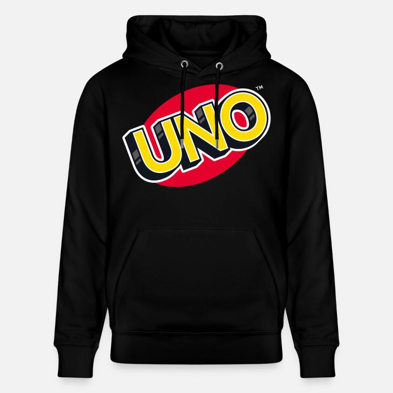 UNO Logo Classique - Sweat à capuche bio CRUISER Stanley/Stella Unisexe - noir