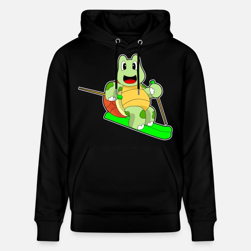 Turtle Skier Ski - Sweat à capuche bio CRUISER Stanley/Stella Unisexe - noir