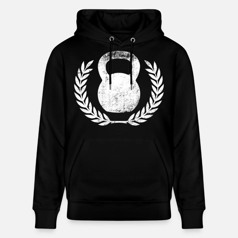 Kettlebell - Sweat à capuche bio CRUISER Stanley/Stella Unisexe - noir