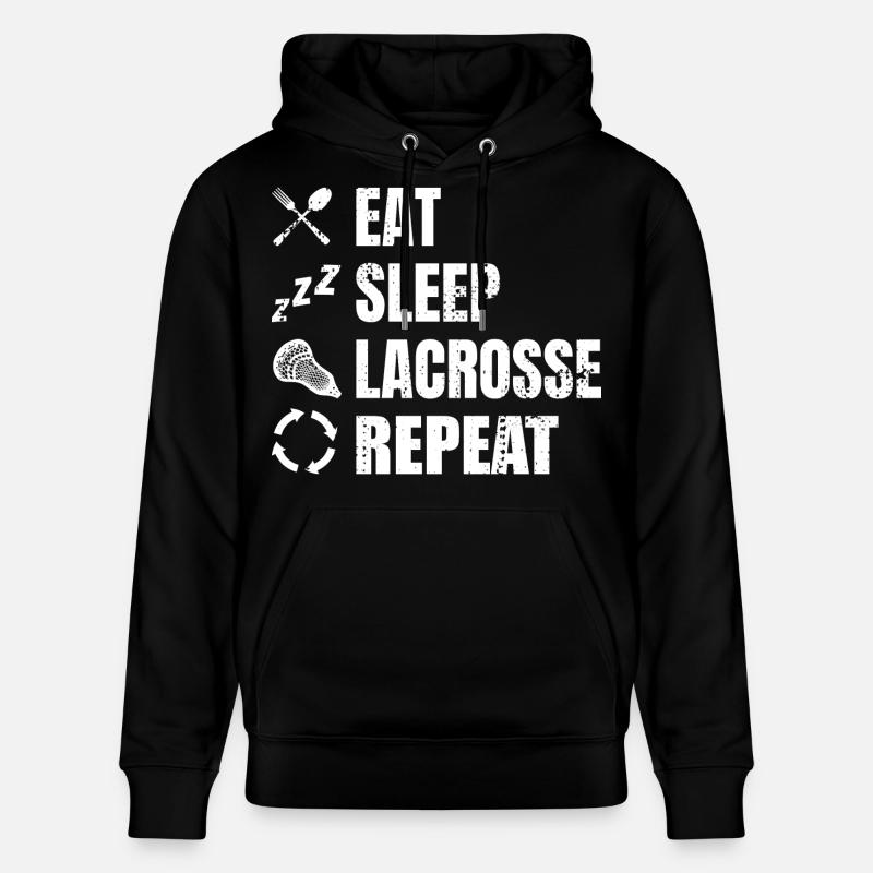 Routine du joueur de crosse - Sweat à capuche bio CRUISER Stanley/Stella Unisexe - noir