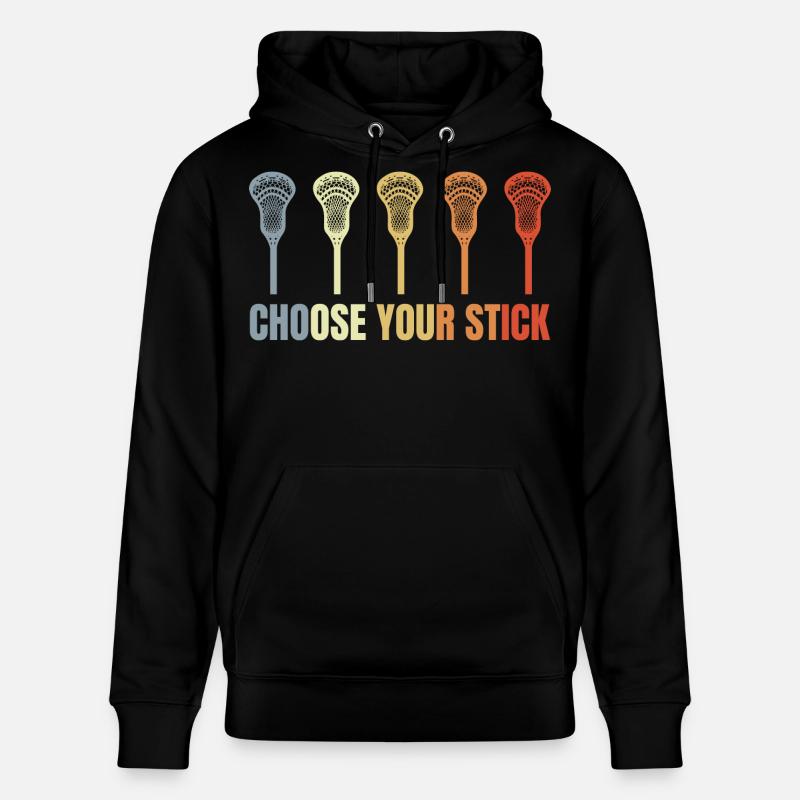 Drôle de slogan de crosse - Sweat à capuche bio CRUISER Stanley/Stella Unisexe - noir