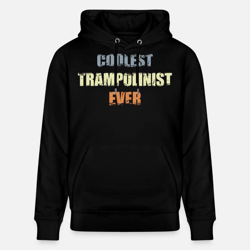 Athlète de trampoline cool - Sweat à capuche bio CRUISER Stanley/Stella Unisexe - noir