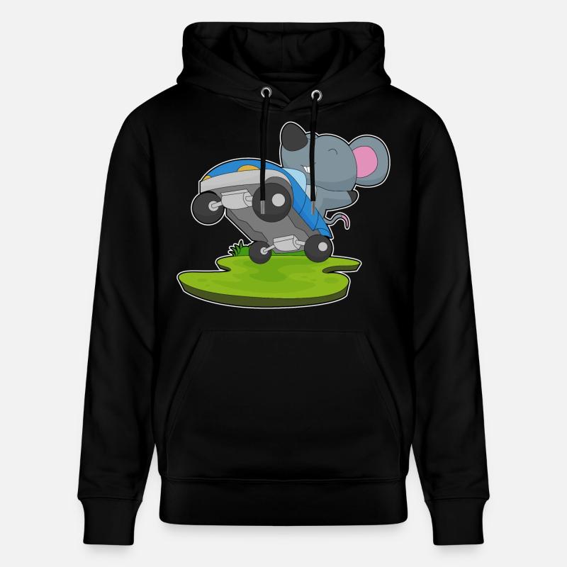 Souris automatique - Sweat à capuche bio CRUISER Stanley/Stella Unisexe - noir