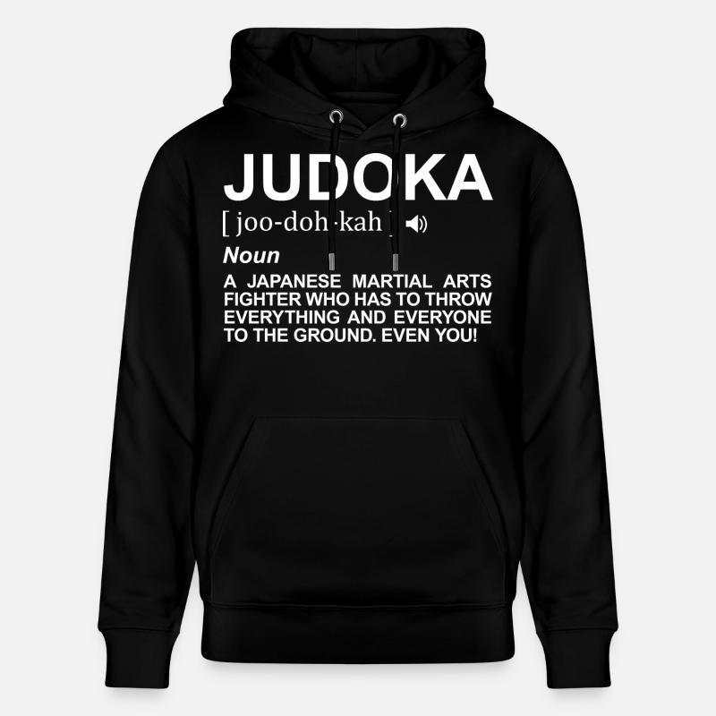 Signification du judoka - Sweat à capuche bio CRUISER Stanley/Stella Unisexe - noir