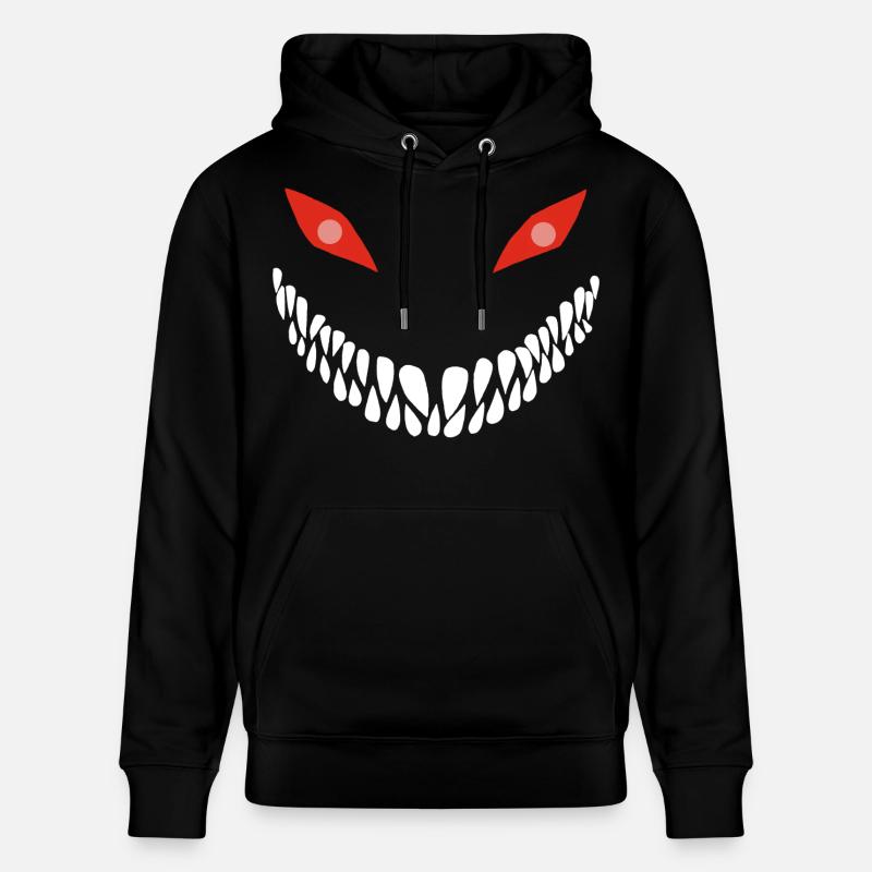 Fleischfressender Lächeln - Stanley/Stella Unisex Bio-Hoodie CRUISER - Schwarz