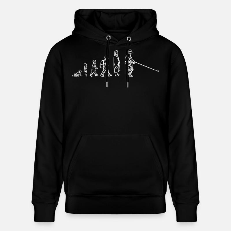 Angeln Evolution - Stanley/Stella Unisex Bio-Hoodie CRUISER  - Schwarz
