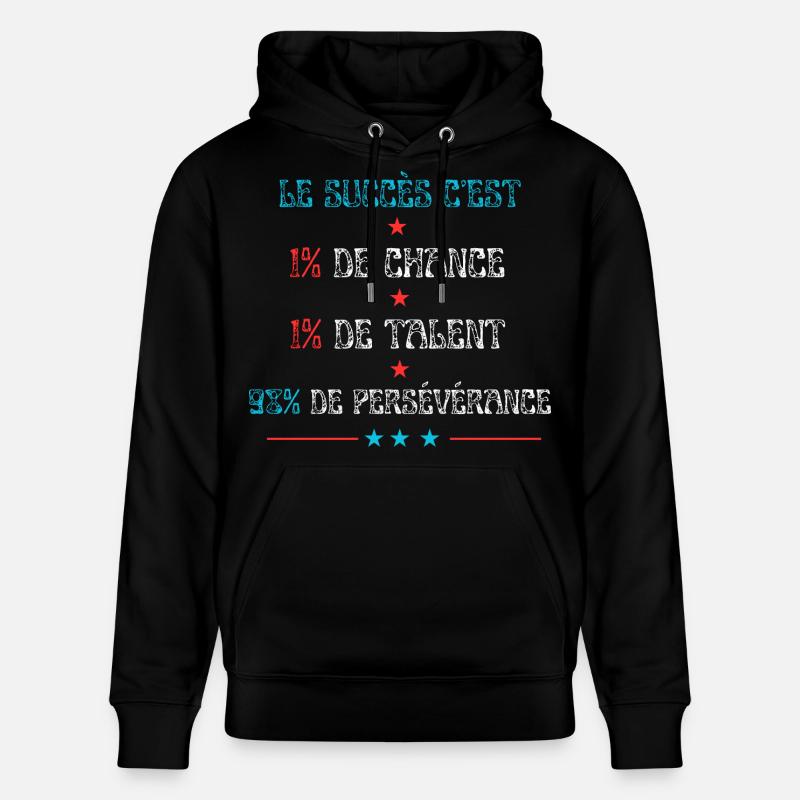 Motivation pour le succés - Sweat à capuche bio CRUISER Stanley/Stella Unisexe - noir