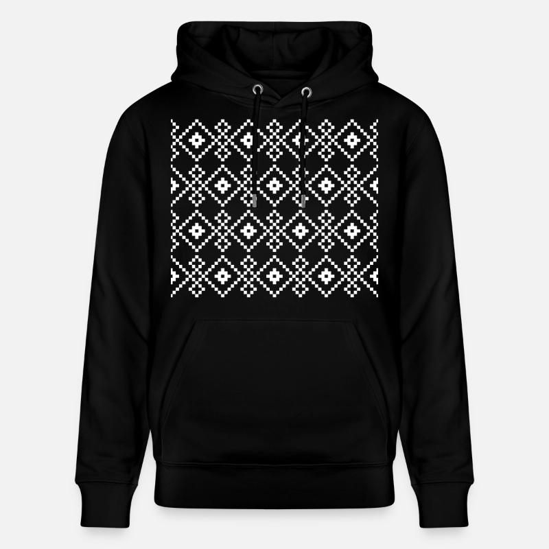 Pull uni de Noël (foncé) - Sweat à capuche bio CRUISER Stanley/Stella Unisexe - noir